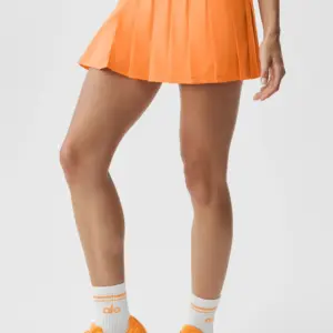 Low-Rise Amp It Up Tennis Skirt - Satsuma Breeze