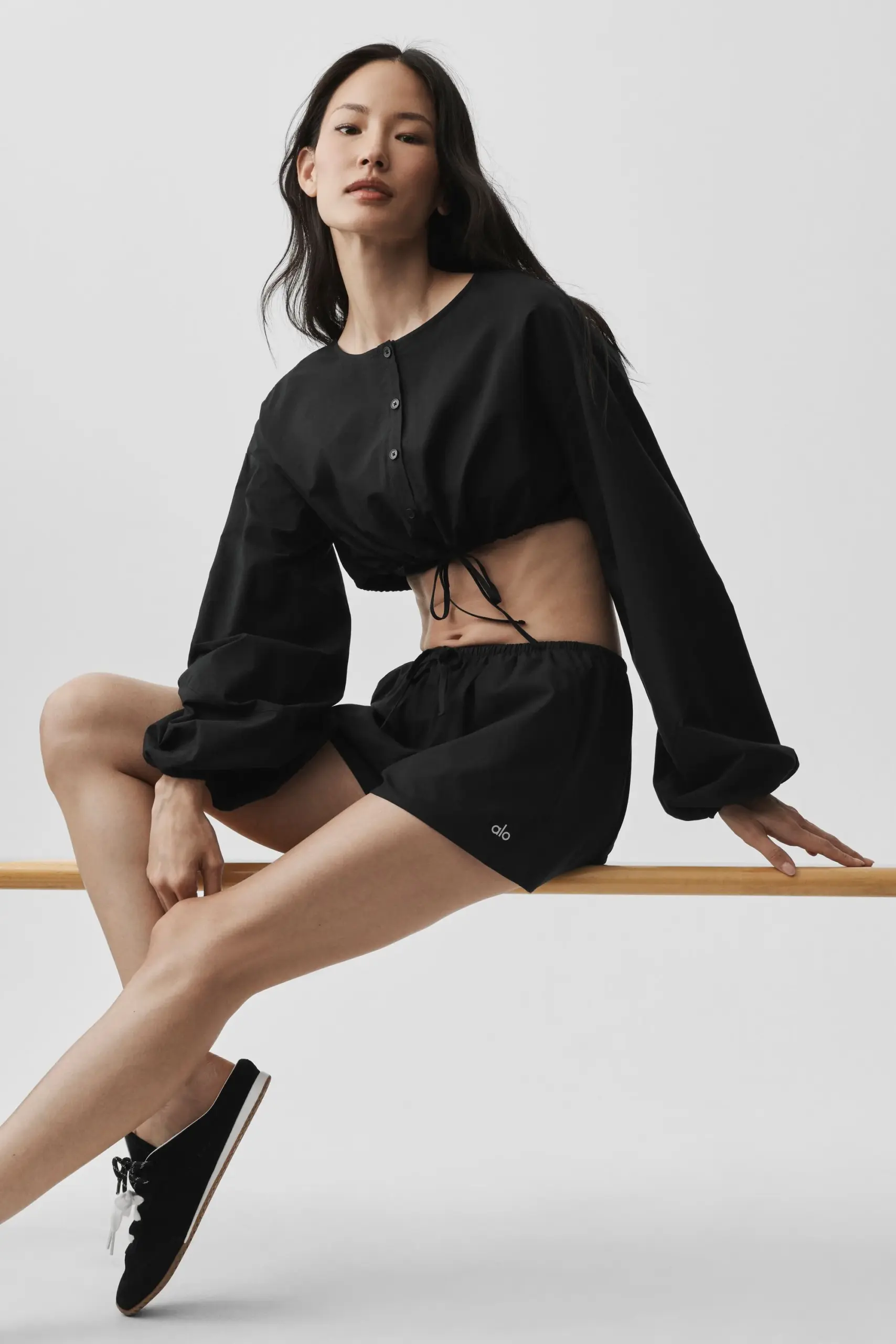 Cotton High-Waist Real Deal Short - Black - Image 3