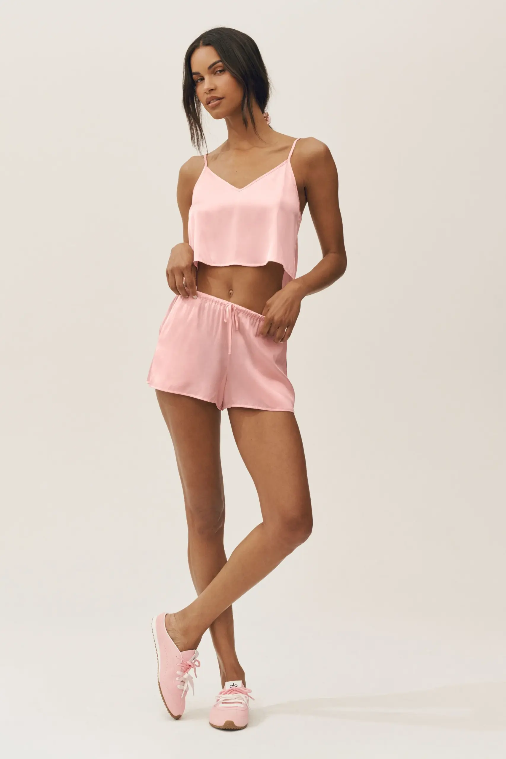 Silk Blend Radiance Short - Sundrenched Pink - Image 5