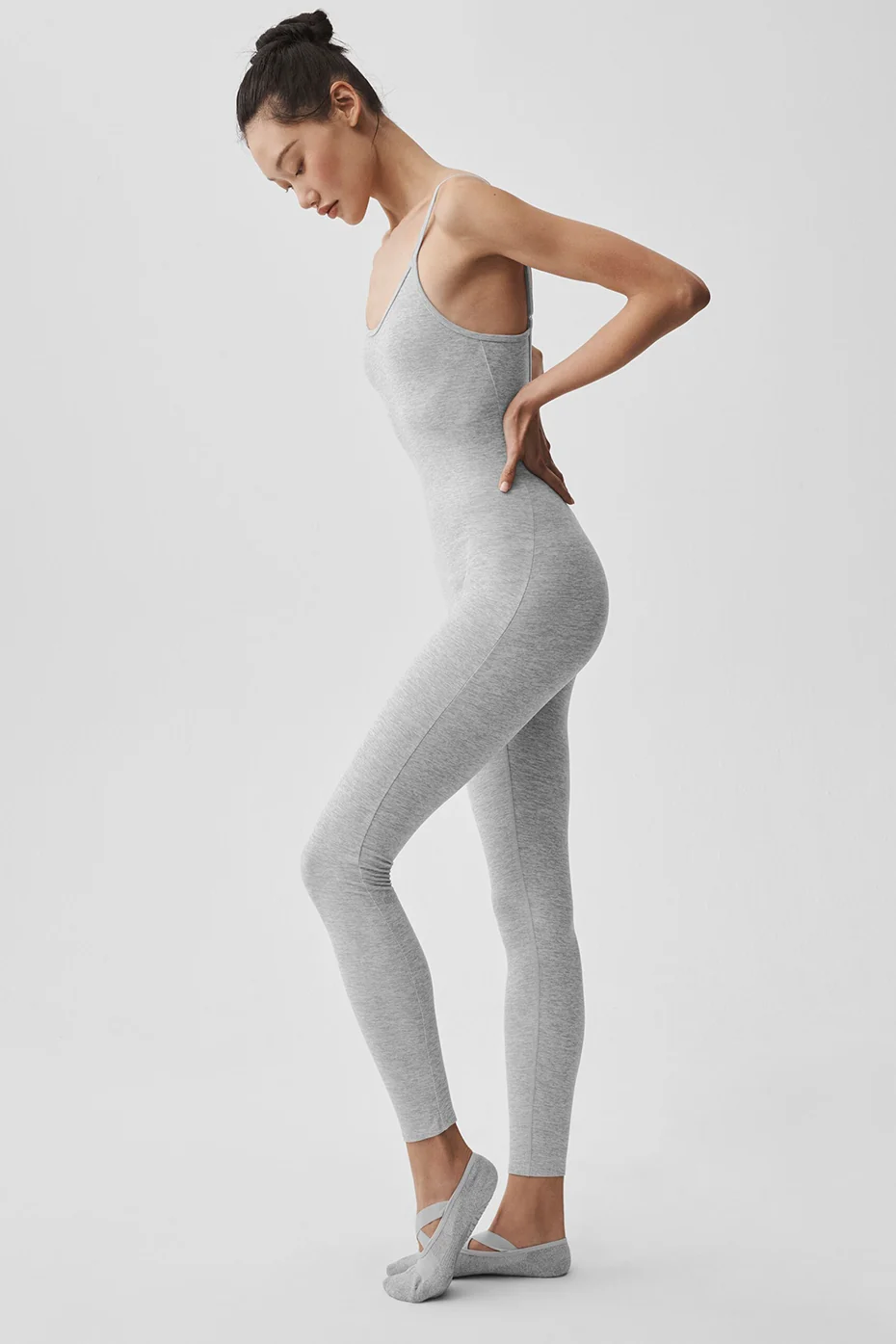 Alosoft One And Done Onesie - Athletic Heather Grey - Image 3