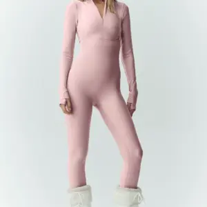 Airlift Winter Warm Ski Time Bib - Pink Champagne