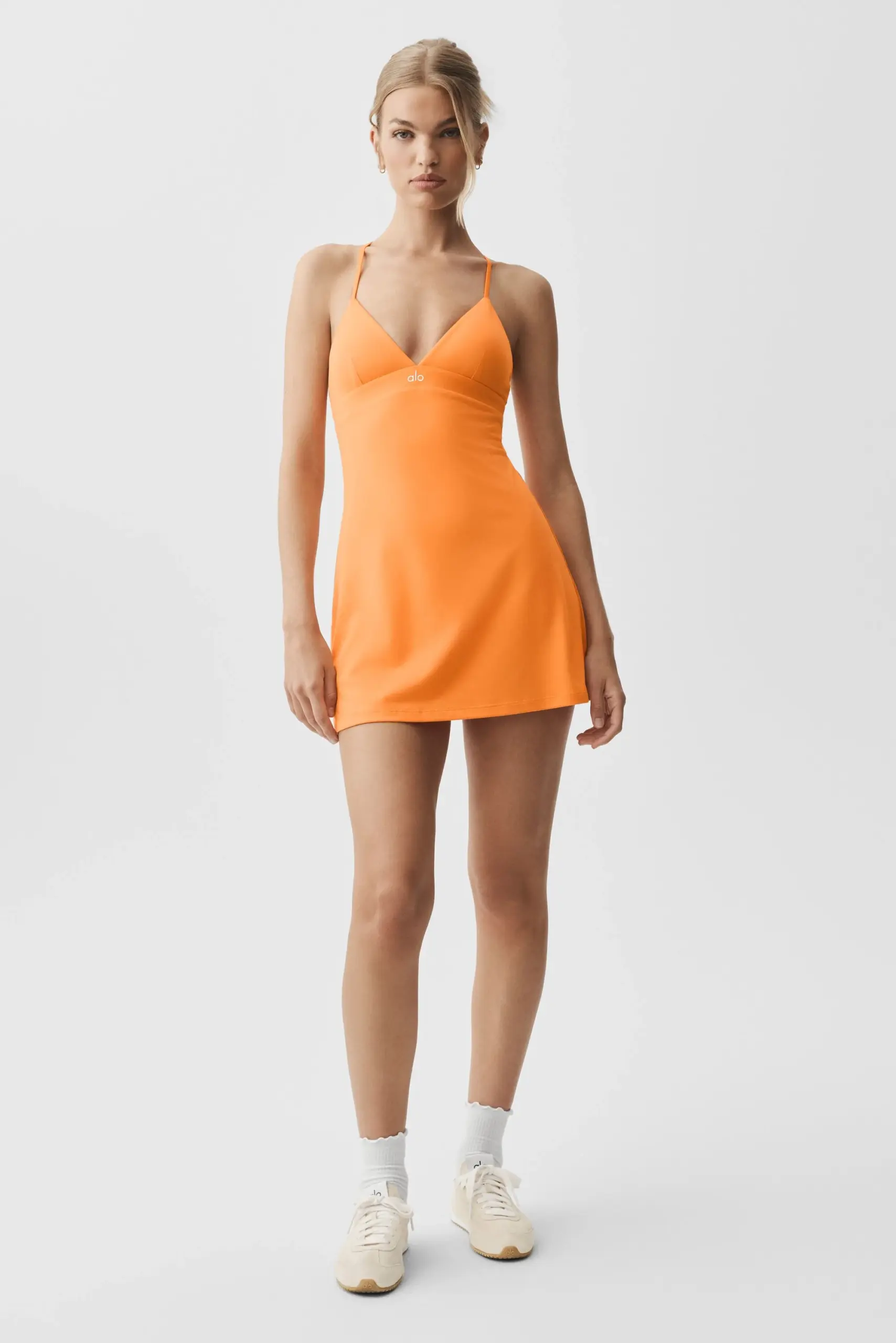Airbrush Splendor Dress - Satsuma Breeze - Image 5