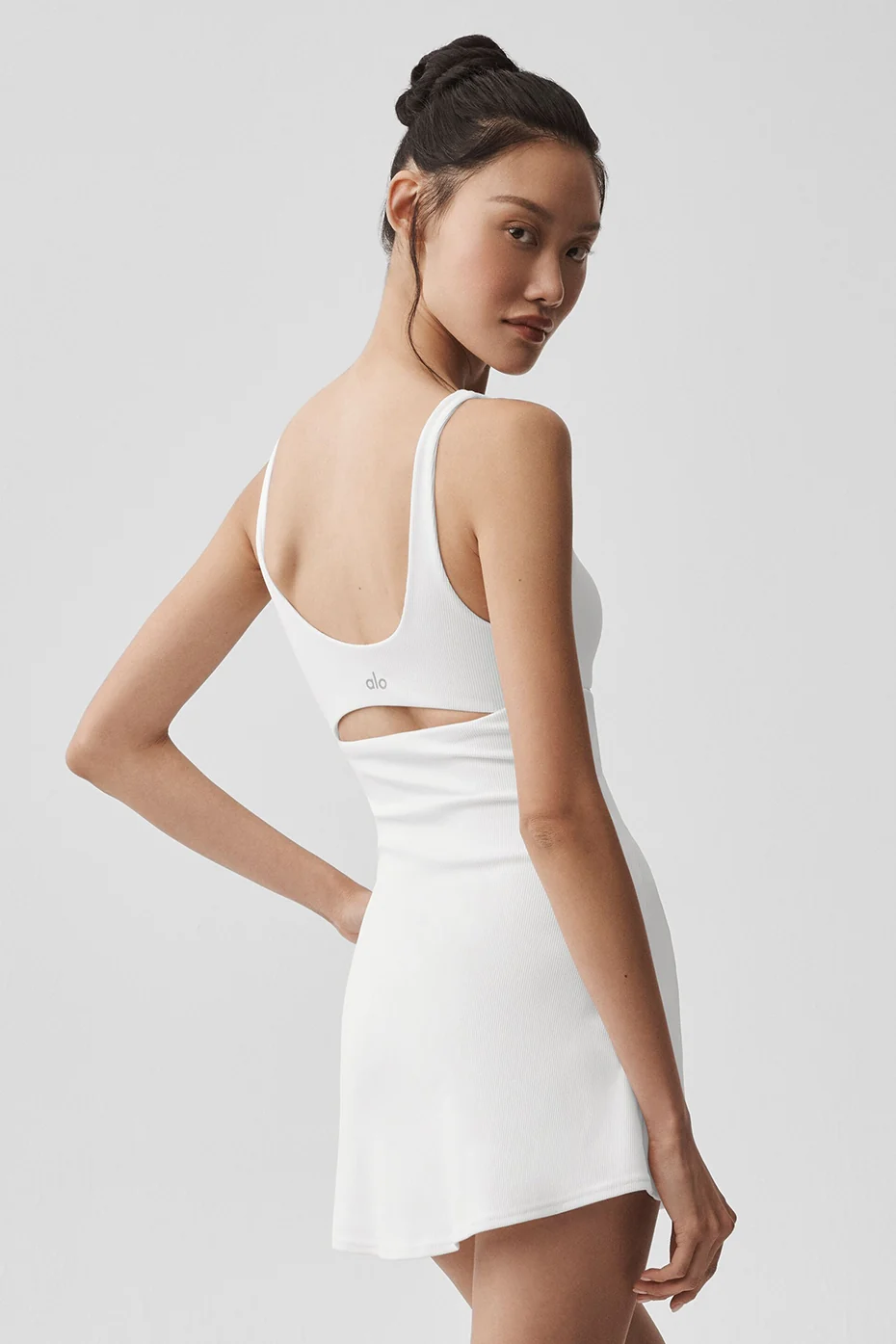 Slice Tennis Dress - White - Image 4