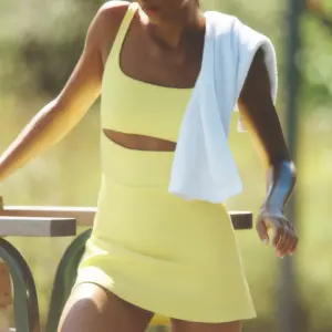 Slice Tennis Dress - Sunshine