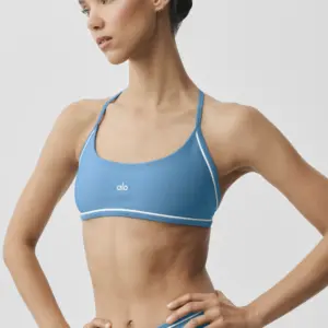 Airlift Trifecta Bra - California Blue/White