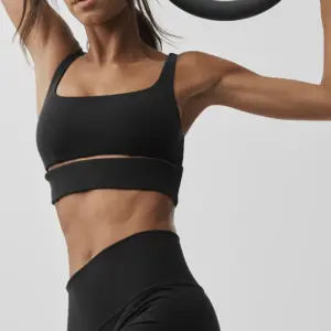 Slit Bra - Black
