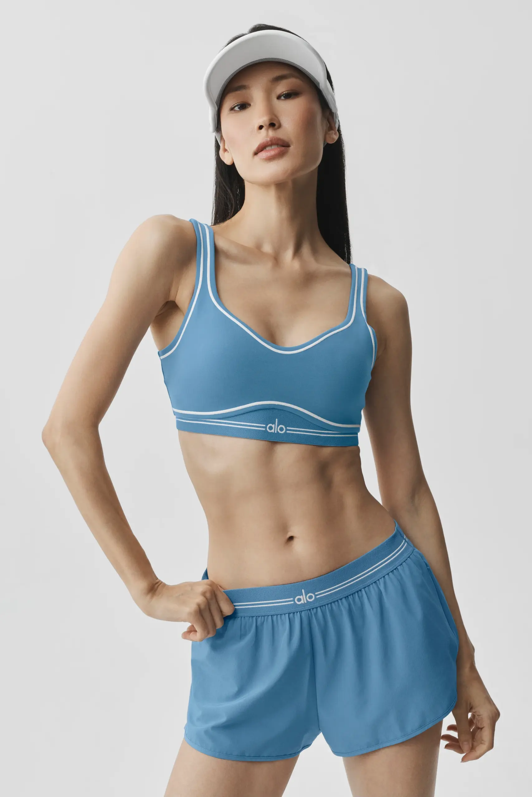 Airbrush Heart Throb Bra - California Blue/White - Image 4
