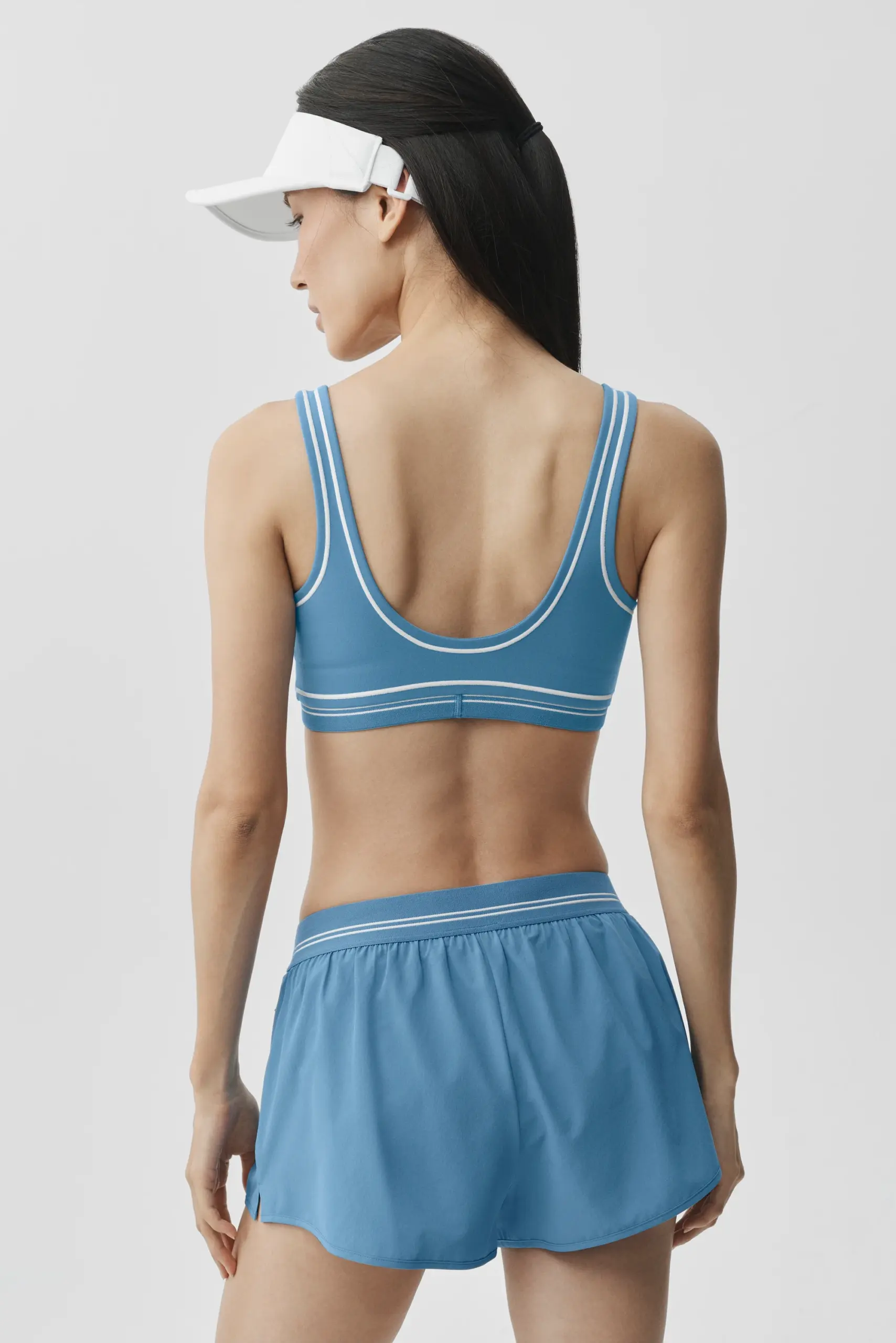 Airbrush Heart Throb Bra - California Blue/White - Image 2
