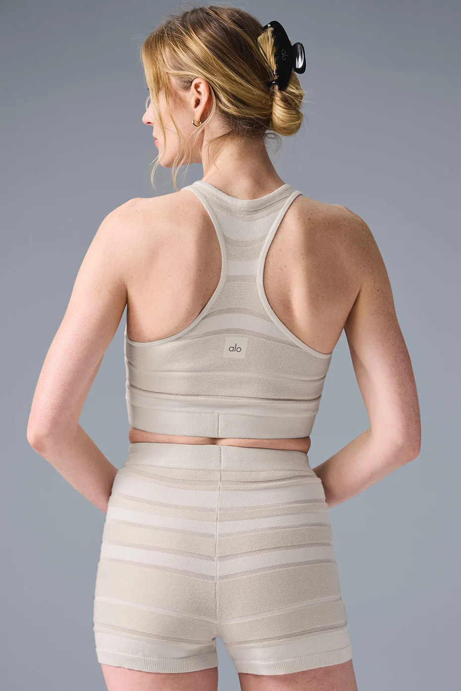 Sport Play Knit Bra - Ivory/Alabaster - Image 2