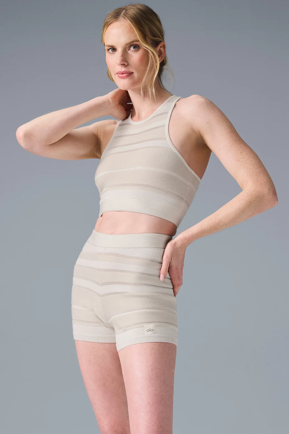 Sport Play Knit Bra - Ivory/Alabaster - Image 3