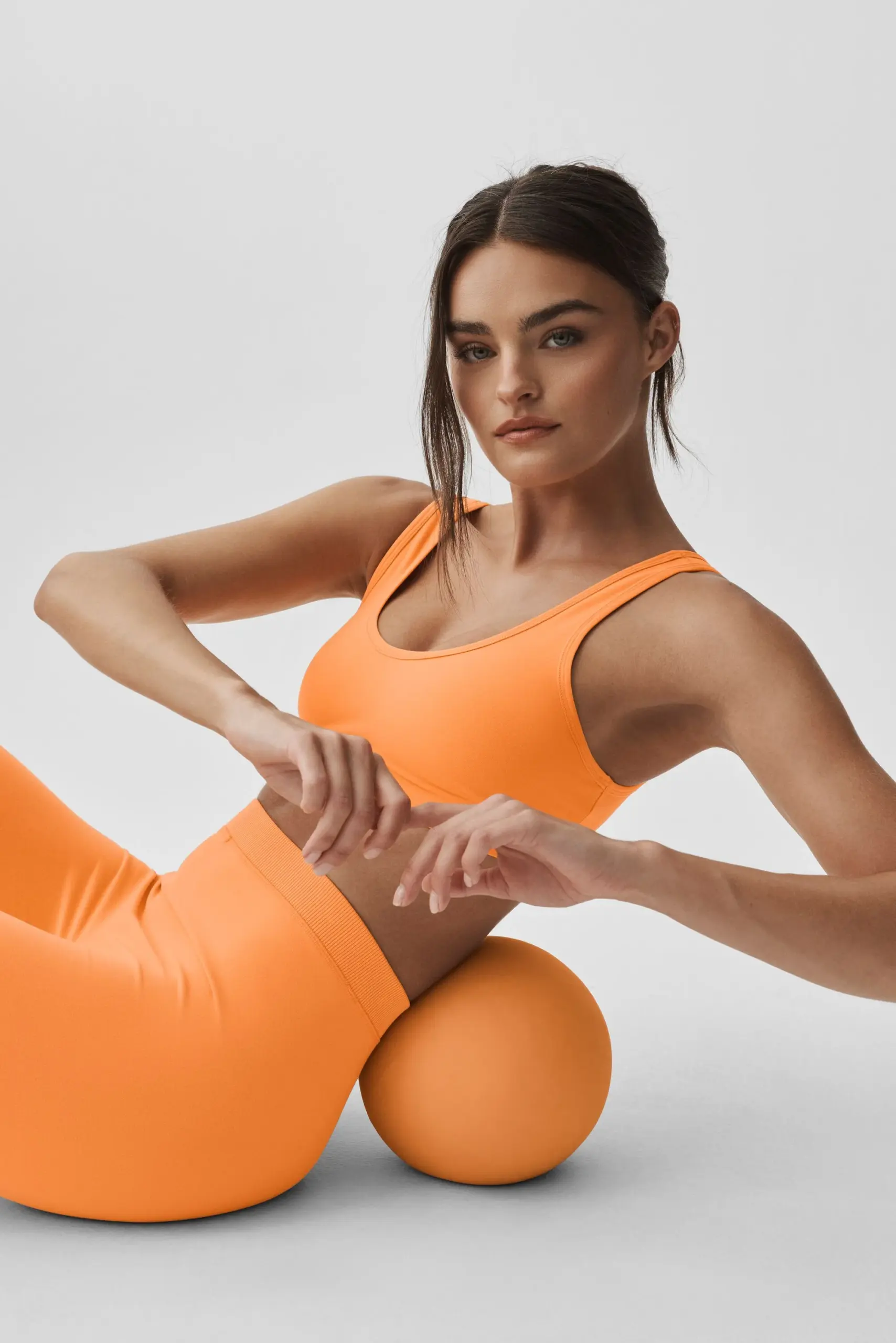 Alosoft Center Stage Bra - Satsuma Breeze - Image 4
