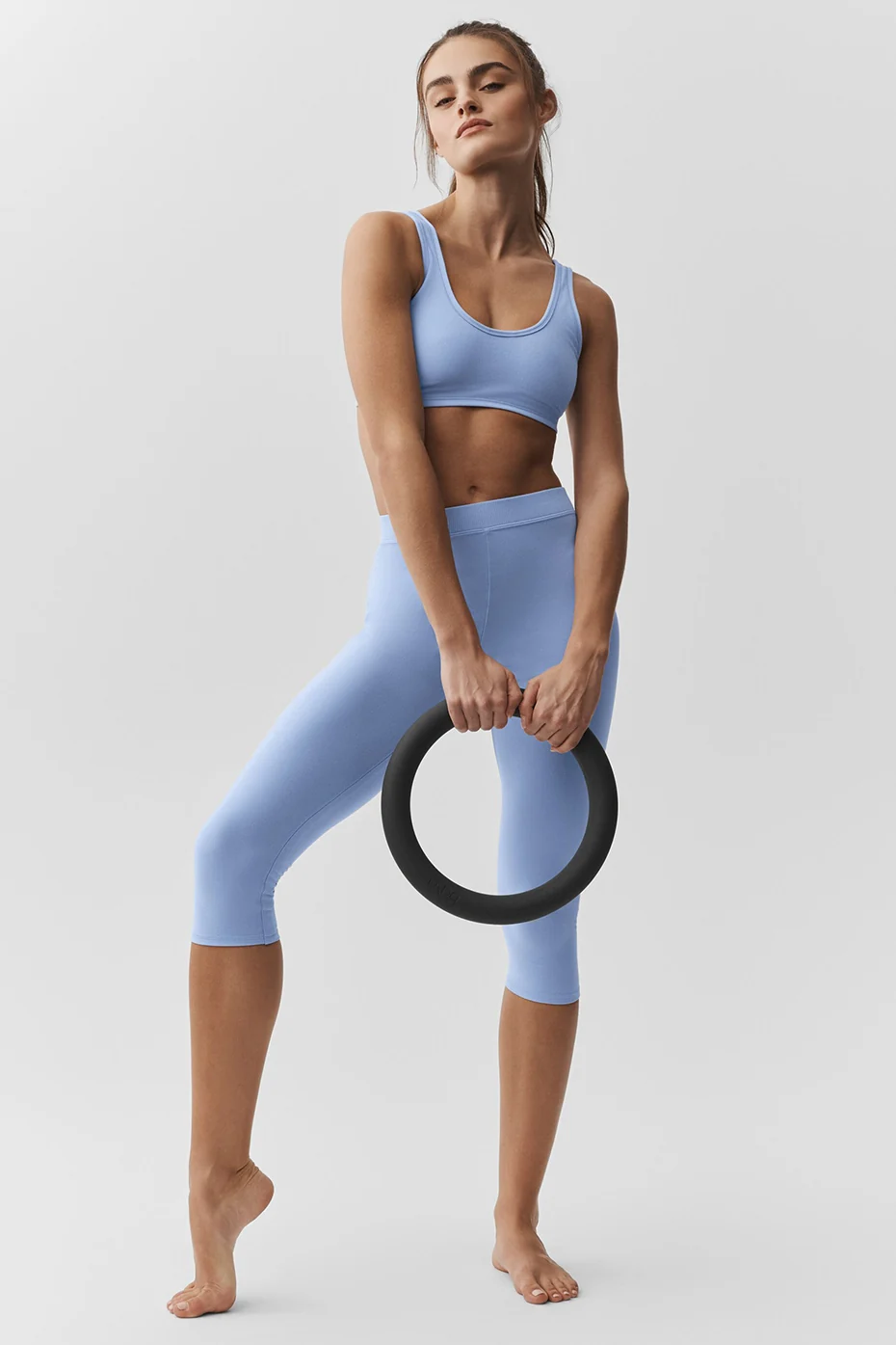 Alosoft Center Stage Bra - Light Provence Blue - Image 5