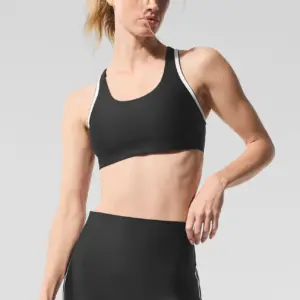 Airlift Super Sleek Contrast Bra - Black/White