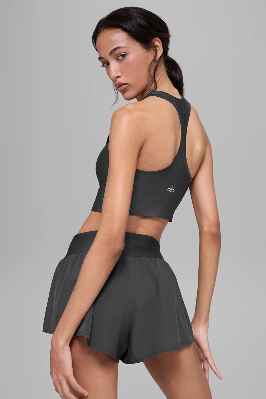 Airlift Super Sleek Bra Tank - Anthracite - Image 3
