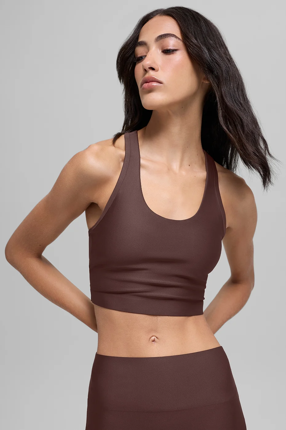 Airlift Super Sleek Bra Tank - Brownstone - Image 2