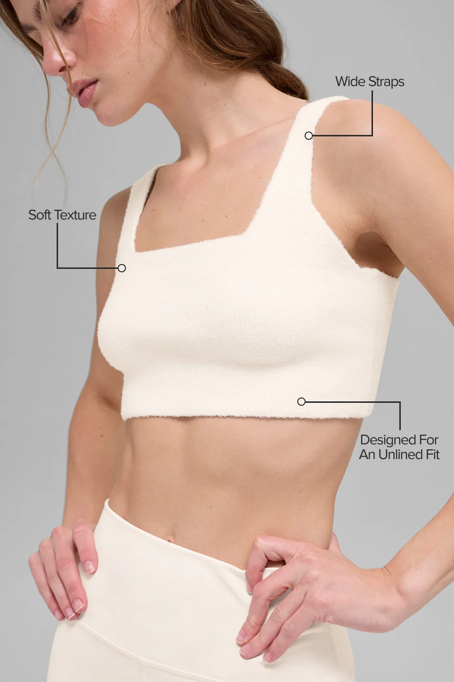 Snuggle Up Sweater Bra - Ivory - Image 2