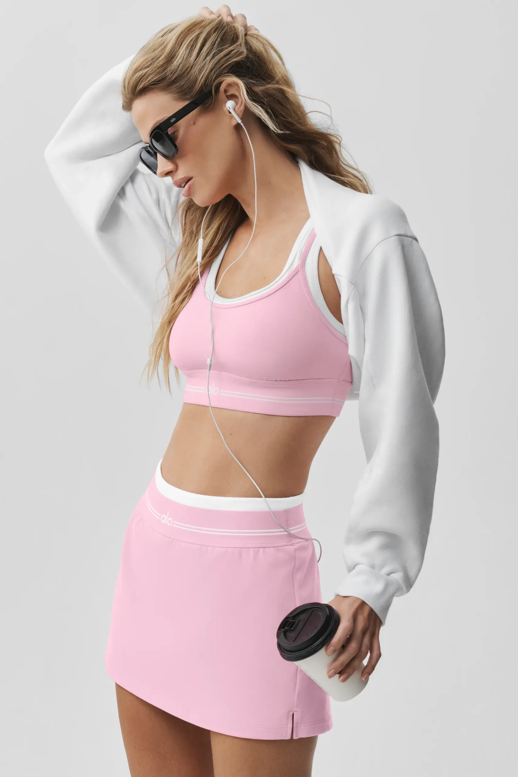 Airbrush Better Together Bra - Pink Marshmallow/White - Image 3
