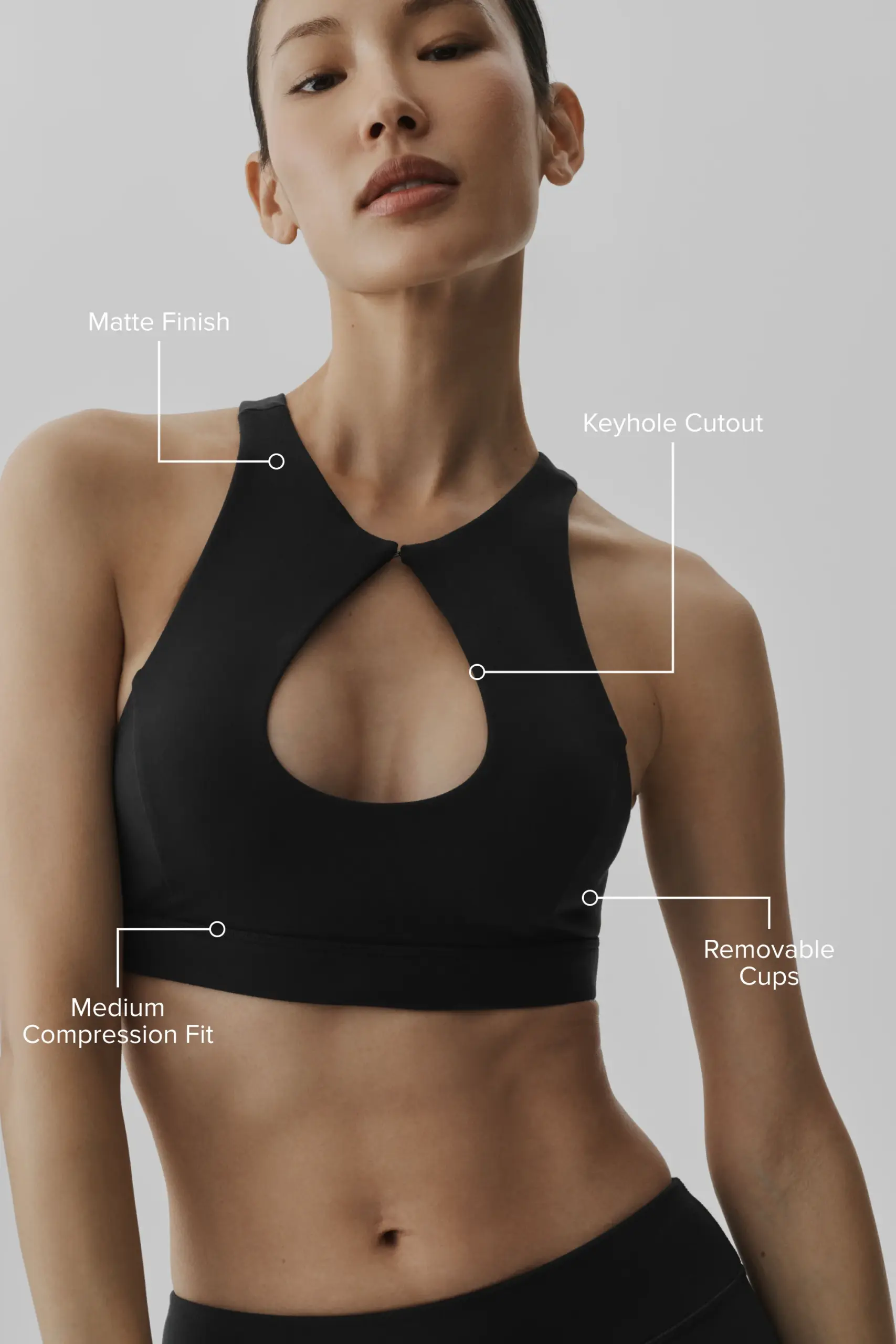 Airbrush Lock In Bra - Black - Image 2