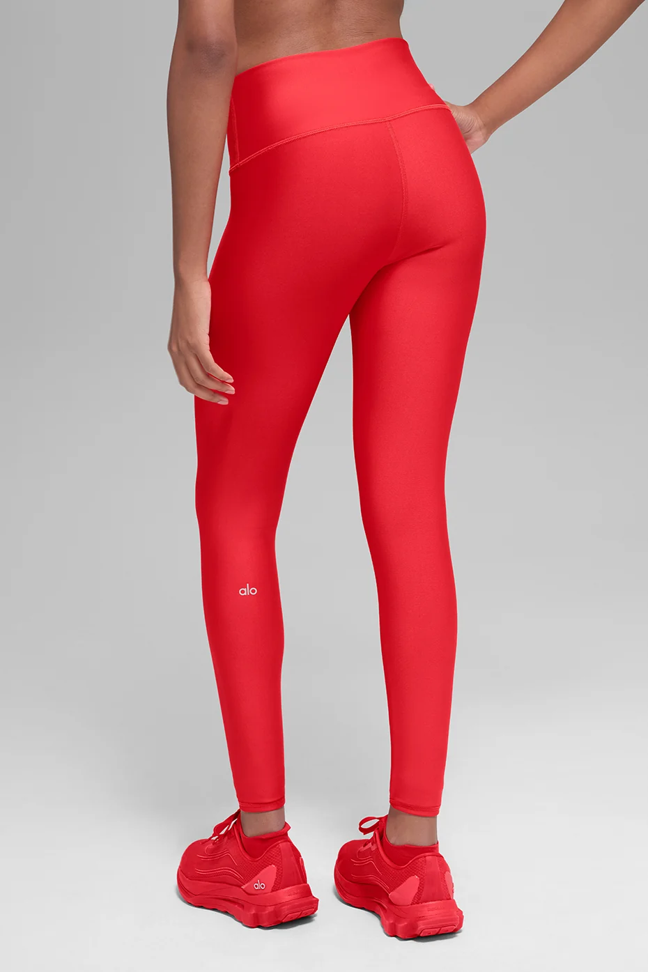 Airlift Winter Warm High-Waist Legging - Bright Red - Image 2